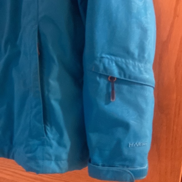 Women’s North Face ski/snowboard jacket. Bright blue /Navy blue. Size L - Picture 2 of 9
